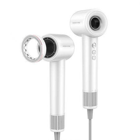 Uscator de par ultra puternic Coshare HD10E Pro, ShineRing, Ioni Negativi, 110.000 RPM, 1600W, Accesorii incluse [2]