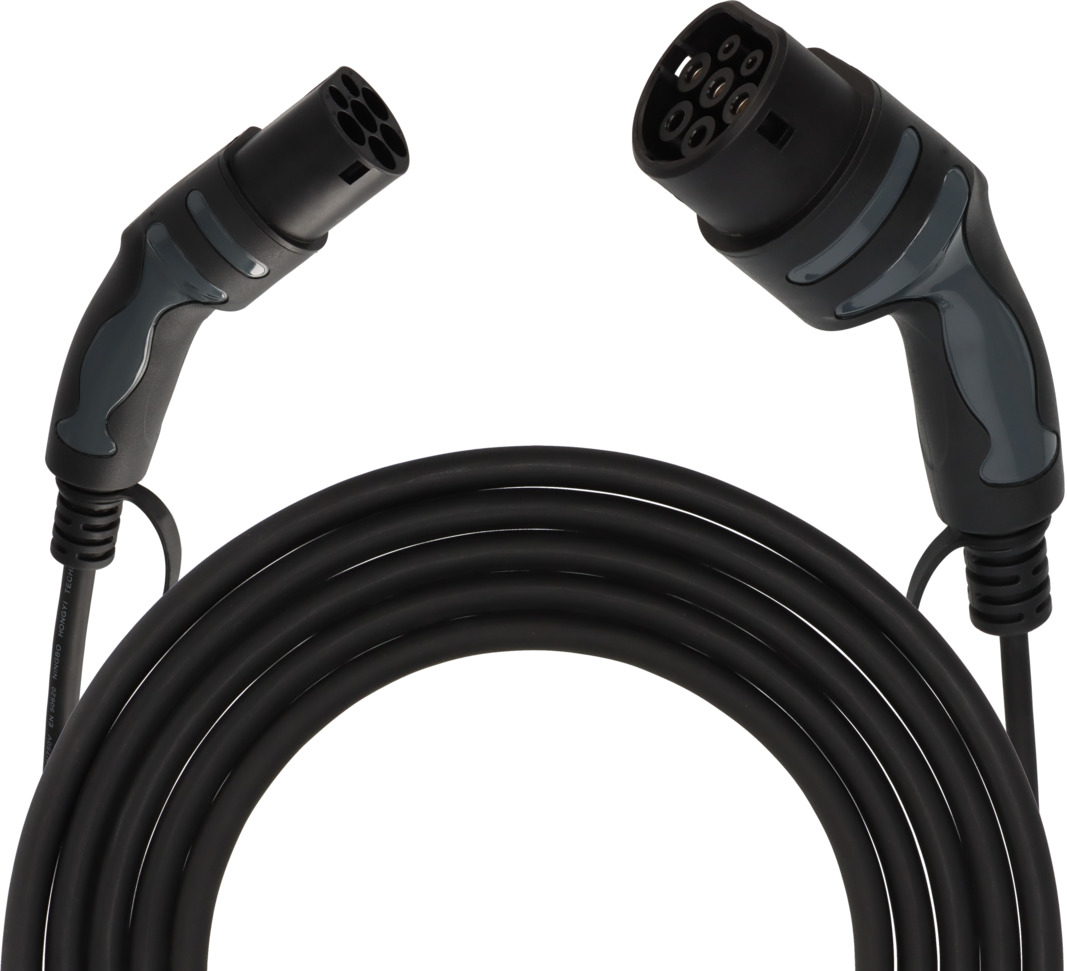 Cablu de încărcare auto electrică Brennenstuhl, Type 2–Type 2, 5 m, 11 kW, trifazat, IP55 [3]