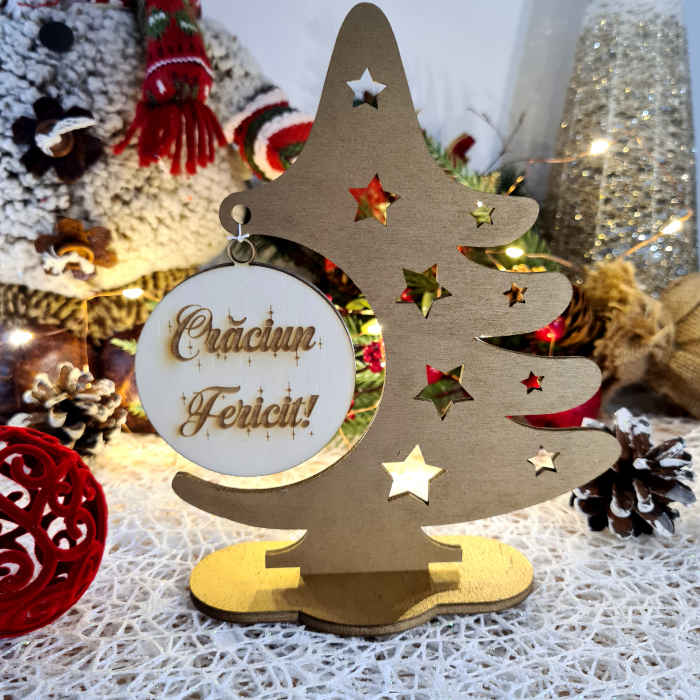 Bradut Personalizat cu Poza si Text [2]