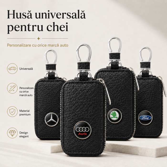 Husă universală pentru chei auto personalizată cu sigla auto [3]