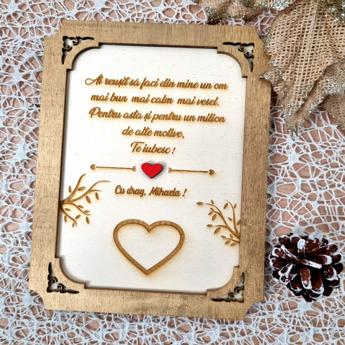 Text Gravat pe Lemn [4]