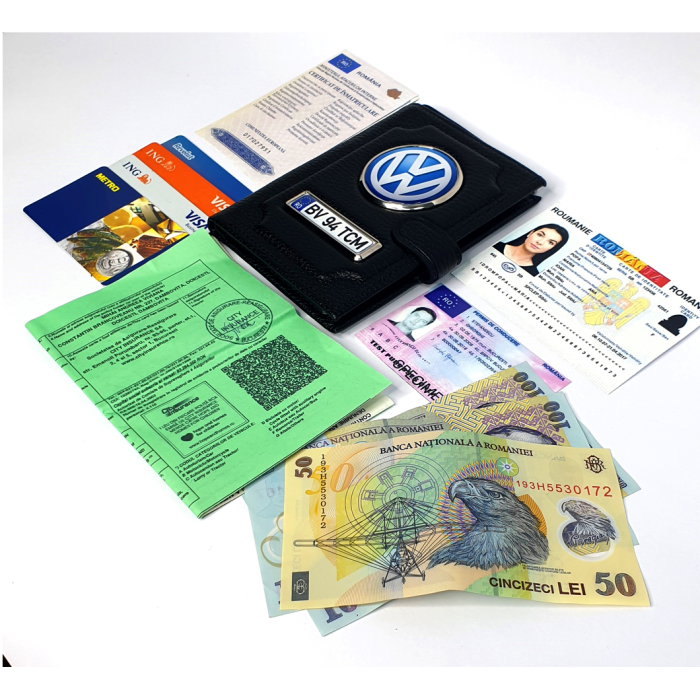 Port Documente Auto Personalizat cu Număr și Marcă | Rubic Shop [4]