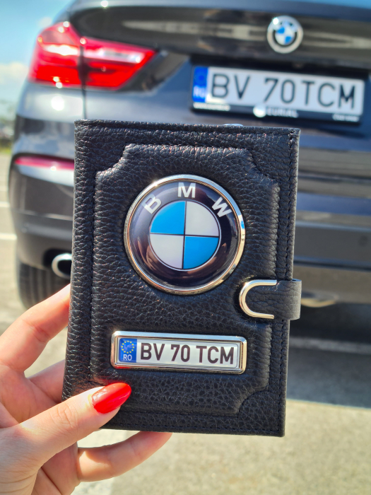 Port Documente Auto Personalizat cu Număr și Marcă | Rubic Shop [5]