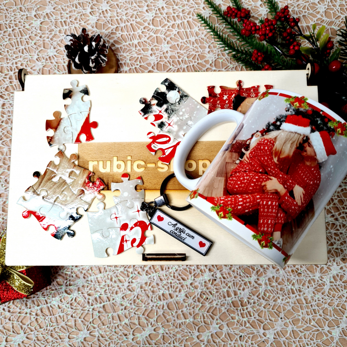 Set Craciun Puzzle + Cana + Breloc [3]