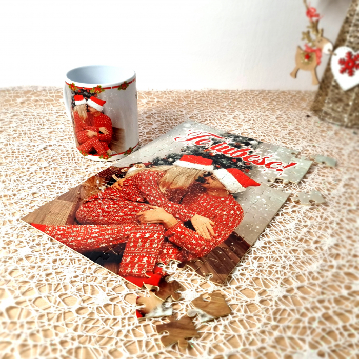 Set Craciun Puzzle + Cana + Breloc [2]