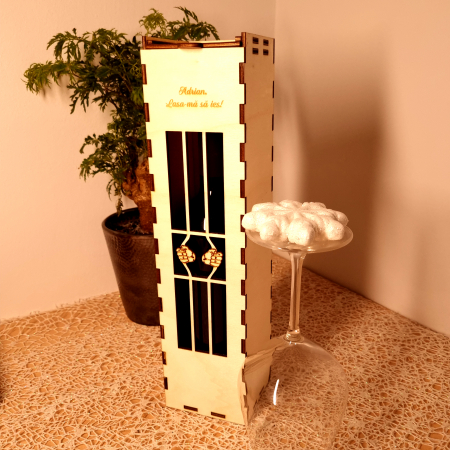 Cutie Gravata pentru Sticla de Vin [2]