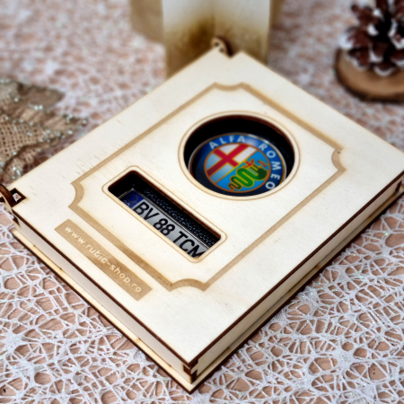 Cutie Lemn Organizator Auto [1]