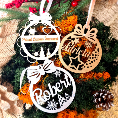 Set 3 Globuri Gravate [2]