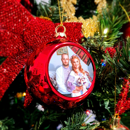 Glob Rosu Personalizat cu Poza [1]
