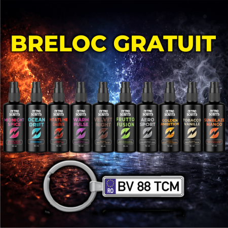 Parfum Auto Premium - Luxury Drive  + Vibrant Drive  = Breloc Gratuit
