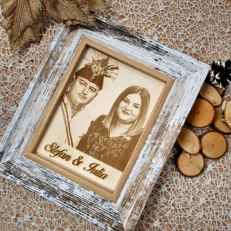 Poza Gravata pe Lemn + Rama [3]