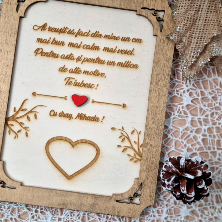Text Gravat pe Lemn [1]