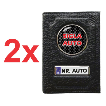 Port Document Personalizat - Port Documente Auto Personalizat cu Număr și Marcă | Rubic Shop