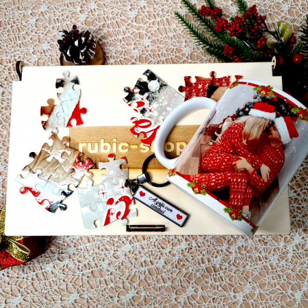 Set Craciun Puzzle + Cana + Breloc [2]