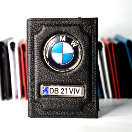 Port document și breloc auto personalizat cu număr de înmatriculare [5]