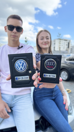 Port document și breloc auto personalizat cu număr de înmatriculare [7]