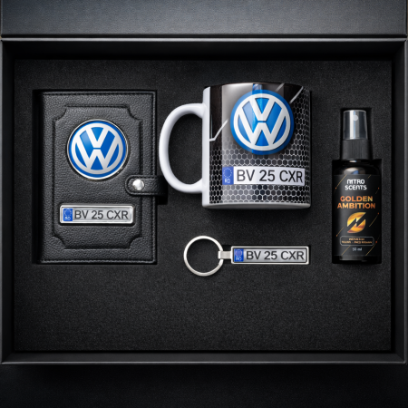 Set Premium Auto Personalizat – Cutie Cadou cu Port Document, Cana, Breloc si Parfum [1]