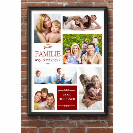 Tablouri Personalizate - Tablou Personalizat - Fiecare Familie are o Poveste