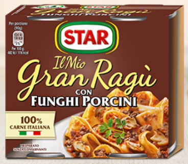 STAR GRAN RAGU SOS PASTE FUNGHI PORCINI, FARA GLUTEN 2X180G [1]