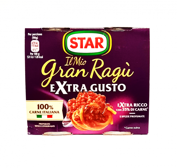 Sos Paste Star Gran Ragu Extra Gusto, fara gluten 2x90 GR [1]