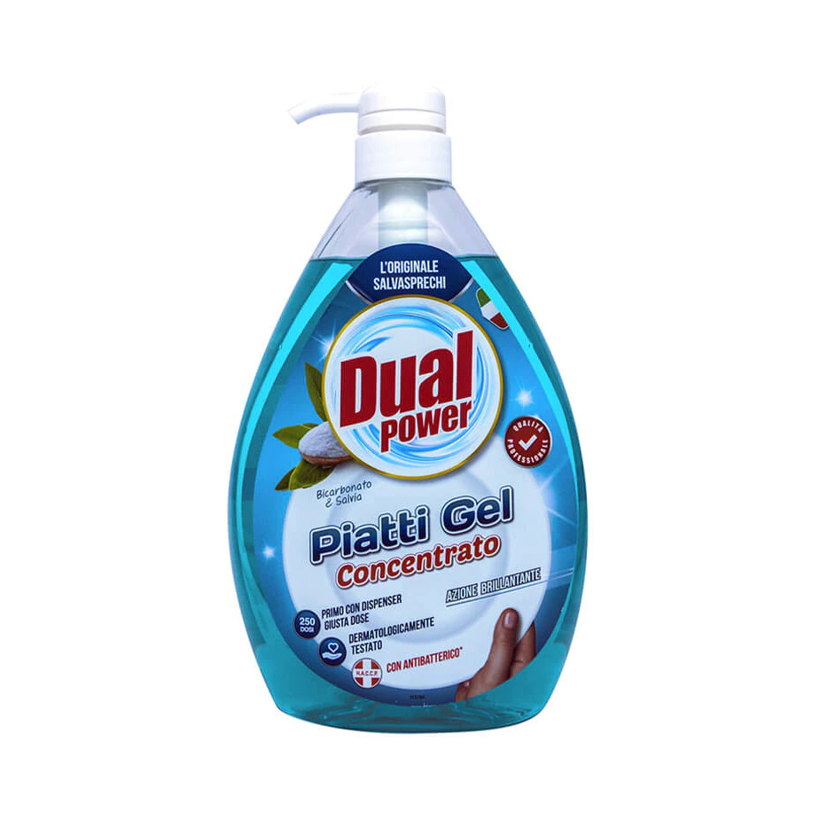 DUAL POWER DETERGENT VASE CU BICARBONAT SI SALVIE 1000 ML [1]