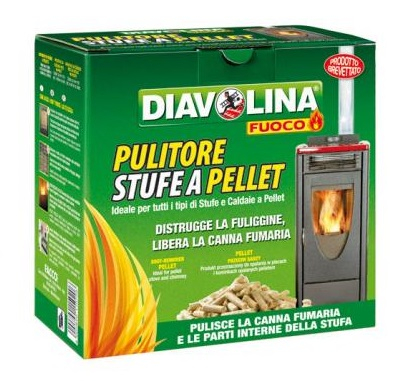 Curățător coș fum pentru centrale/sobe/șeminee pe peleți, Diavolina 1,5 Kg [1]