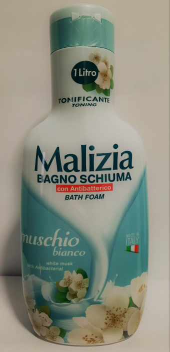 Spumă de baie MALIZIA cu Mosc alb, 1L [1]