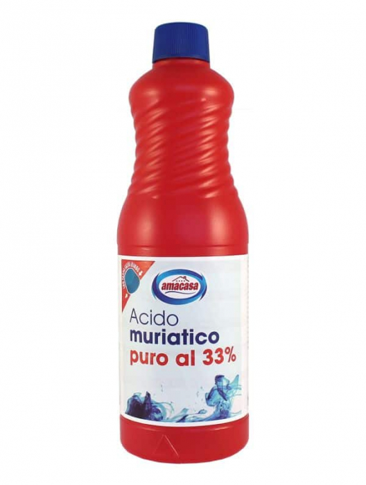 AMACASA ACIDO MURIATICO FORTE, PUR CONCENTRATIE 32%, 1L [1]
