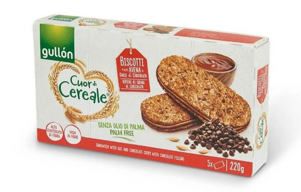 Biscuiti cu ovăz și ciocolată GULLON (5x) 220 gr [2]