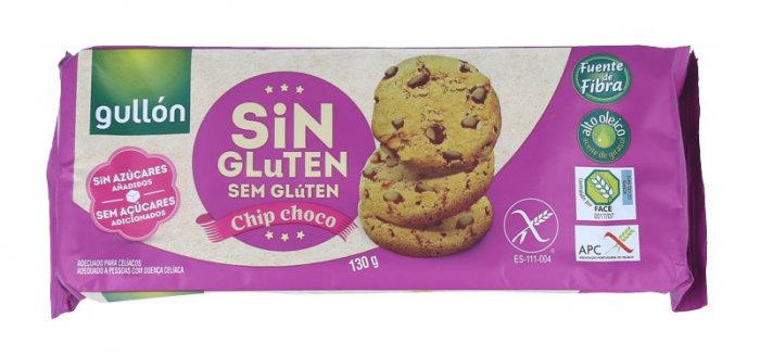 GULLON BISCUITI CU CIOCOLATA, FARA GLUTEN, 130 GR [1]