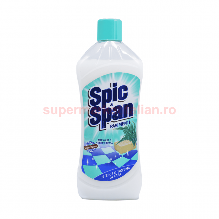 SPIC&SPAN DETERGENT PARDOSELI MARSIGLIA E MUSCHIO BIANCO, 1L [2]