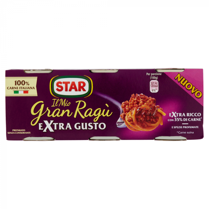 STAR SOS DE PASTE GRAN RAGU EXTRA GUSTO, FARA GLUTEN 3X100GR [2]