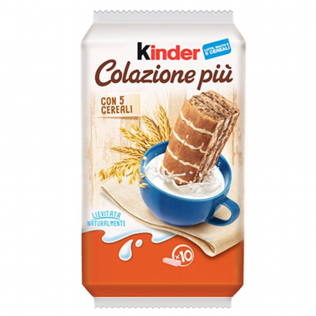 Prăjituri - KINDER COLAZIONE PIU CON 5 CEREALI X10, 290GR