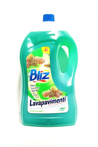 Produse de curățenie - Detergent pardoseli Bliz, pin verde de pădure, 4 L