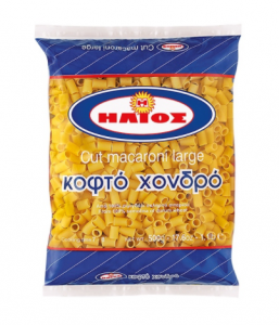 Produse alimentare - Cut macaroni large Helios 500 g