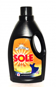 Produse de curățenie - Detergent lichid pentru rufe negre Sole 1 l
