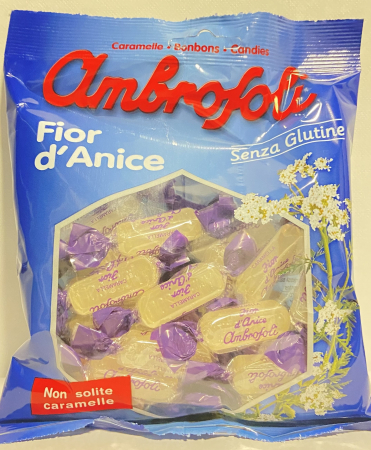PRODUSE ALIMENTARE - Bomboane cu aromă de anason, fara gluten AMBROSOLI 150 gr
