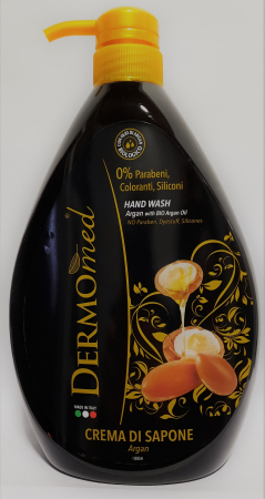 Săpunuri - Săpun cremă cu ulei de Argan DERMOMED 1L