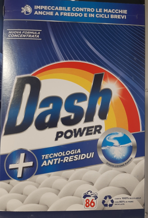 Detergent rufe - DASH ACTILIFT DETERGENT PRAF DE RUFE 86 SPALARI, 4300GR