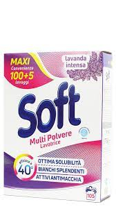Detergent rufe - SOFT DETERGENT PRAF LAVANDA 105 SP.  5,775KG