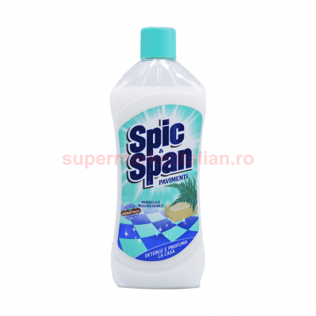 Detergent pardoseli - SPIC&SPAN DETERGENT PARDOSELI MARSIGLIA E MUSCHIO BIANCO, 1L