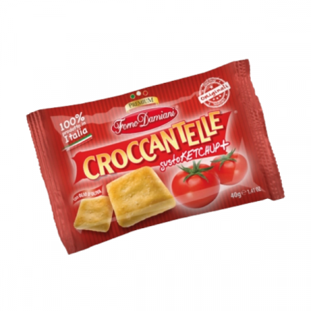 PRODUSE ITALIA - FORNO DAMIANI CROCANTELE KETCHUP, 8X30 GR