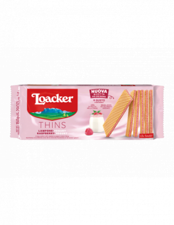 Dulciuri - LOACKER, NAPOLITANE  CU CREMA DE ZMEURA SI IAURT  150GR
