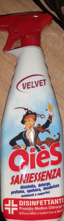 Șervețele - OIES VELVET SOLUTIE PENTRU PARUMAREA, DEZODORIZAREA SI CURATAREA PRAFULUI SI A SUPRAFETELOR