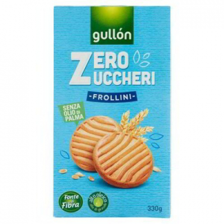 Produse fără zahăr - GULLON FROLLINI BISCUITI FARA ZAHAR, 330G
