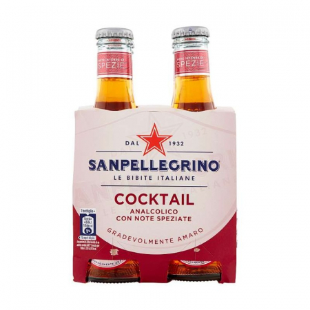 Băuturi - Sanpellegrino Cocktail- Băutură Analcolică Cu Aromă Amară 4x200ml