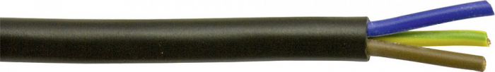 Cablu electric H07RN F 50 m negru 1,5 mm² [1]