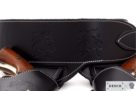 Centură de cowboy cu cartușe și două tocuri [3]