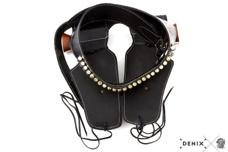 Centură de cowboy cu cartușe și două tocuri [1]