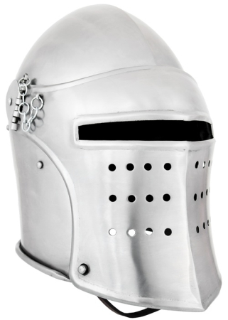 Protecții - Coif tip Bascinet cu vizieră